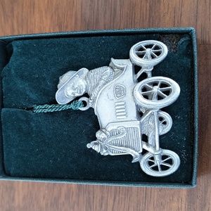 Pewter Port Child Ornament